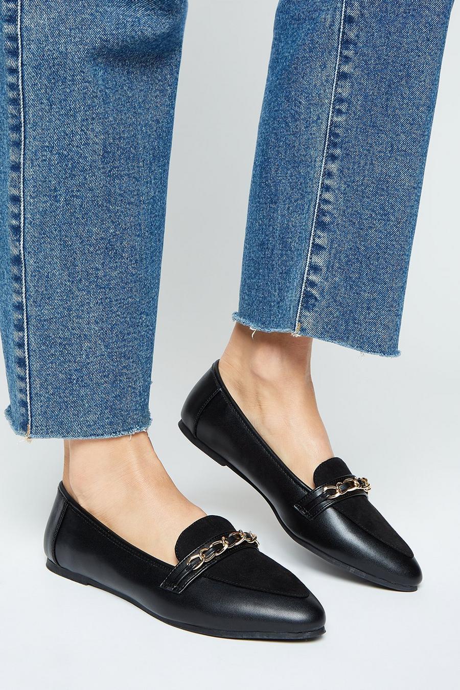 Dorothy perkins hot sale black loafers