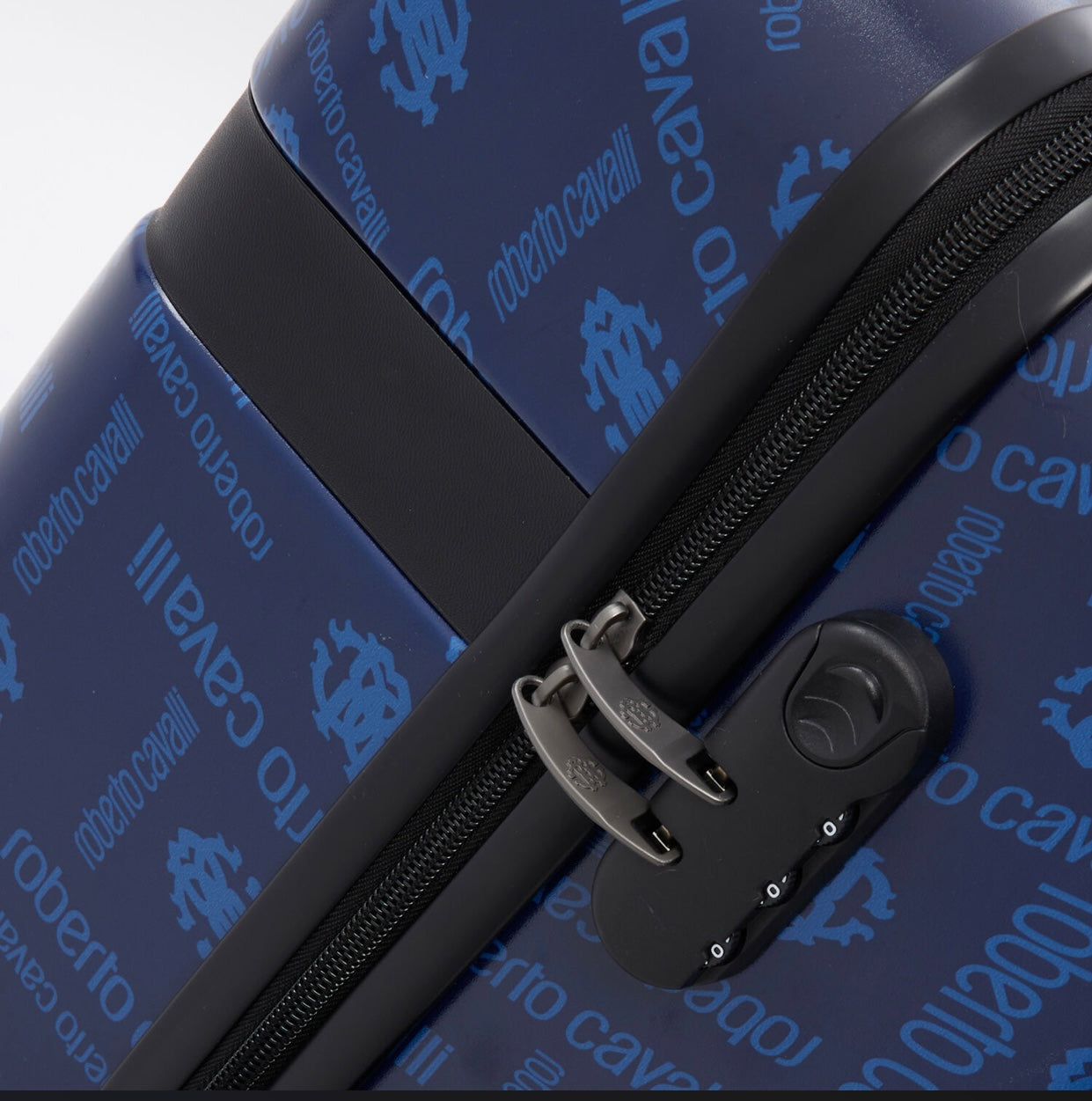 Roberto Cavalli Navy Suitcase