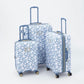 DKNY Blue Monogram Suitcase