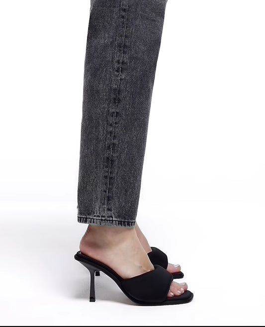 Riverisland Black Mule