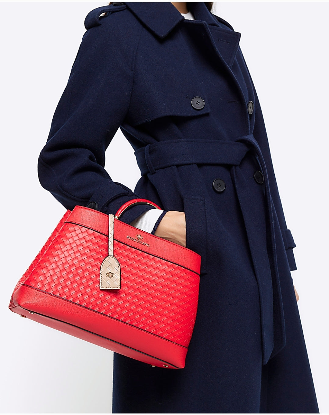 Riverisland Red Tote Bag