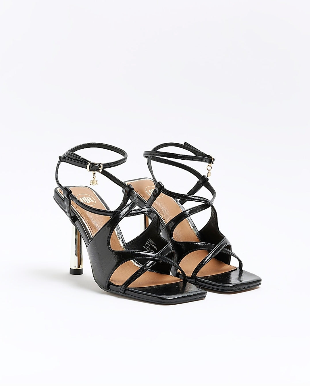 Riverisland Black Strappy Heel