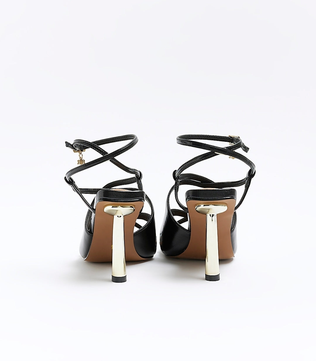 Riverisland Black Strappy Heel