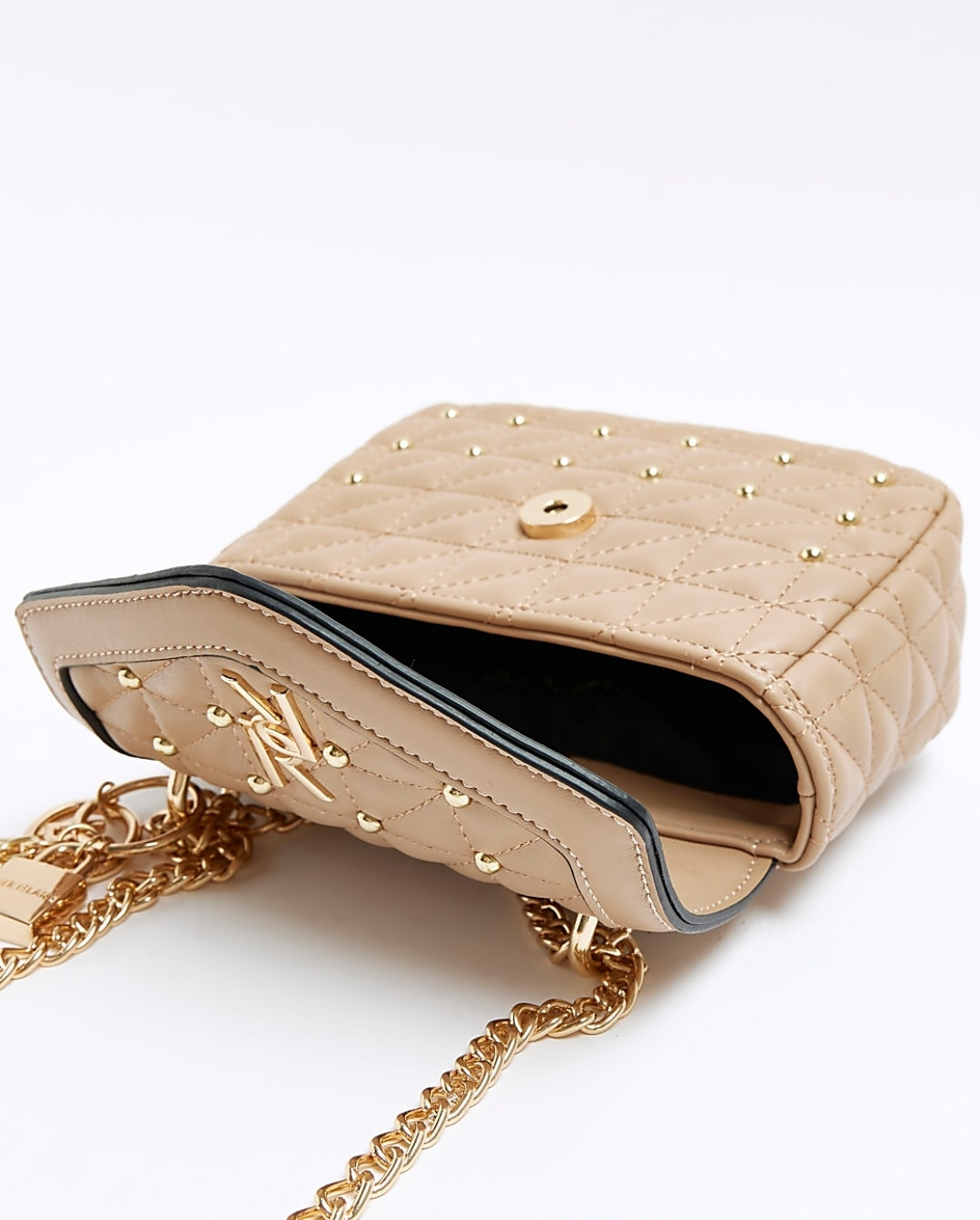 Riverisland Nude Studded Sidebag