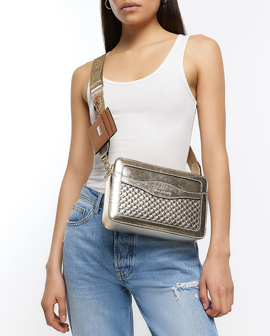 Riverisland Gold Sidebag