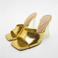 Zara Gold Mule