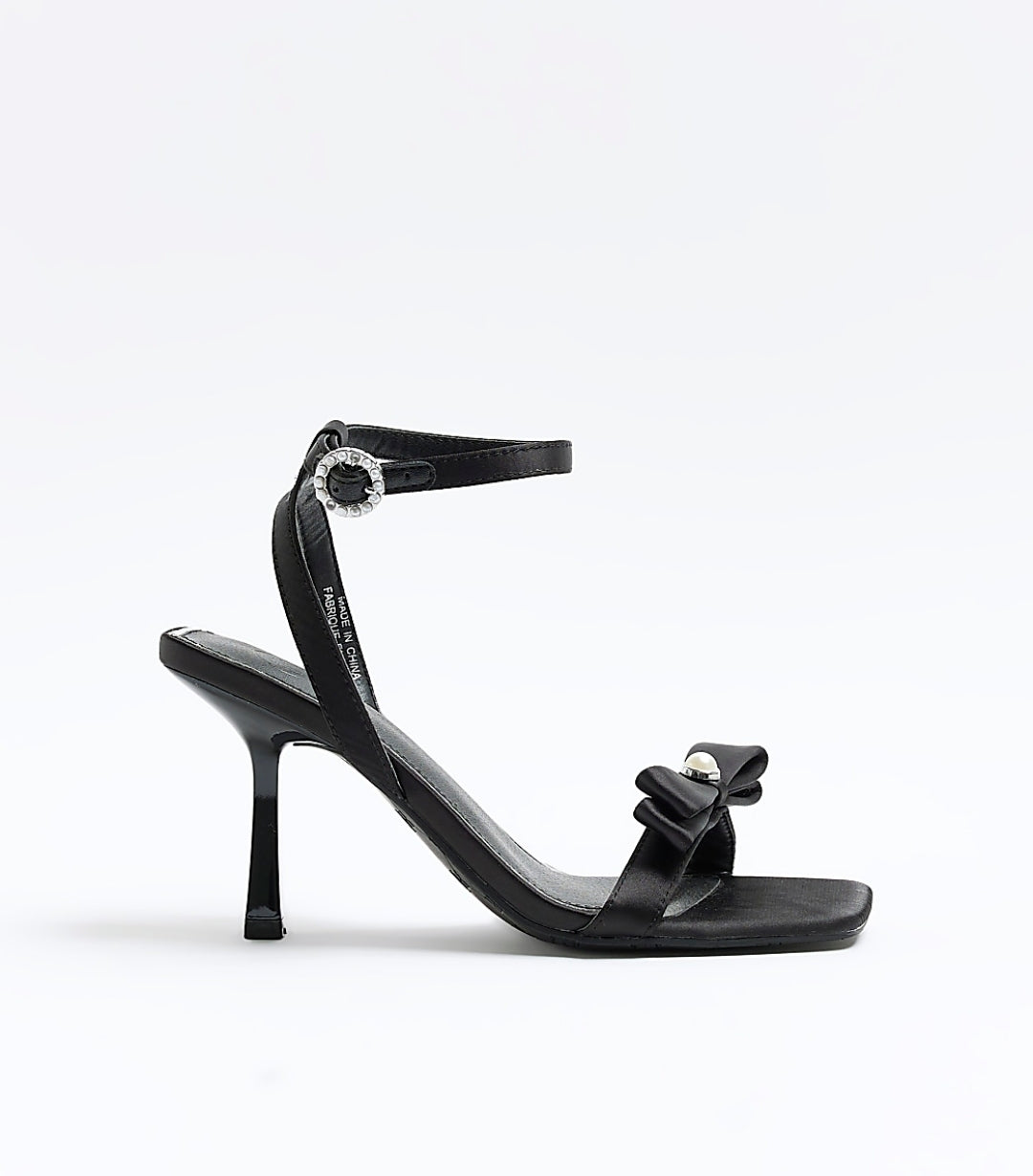 Riverisland Black Bow Heel