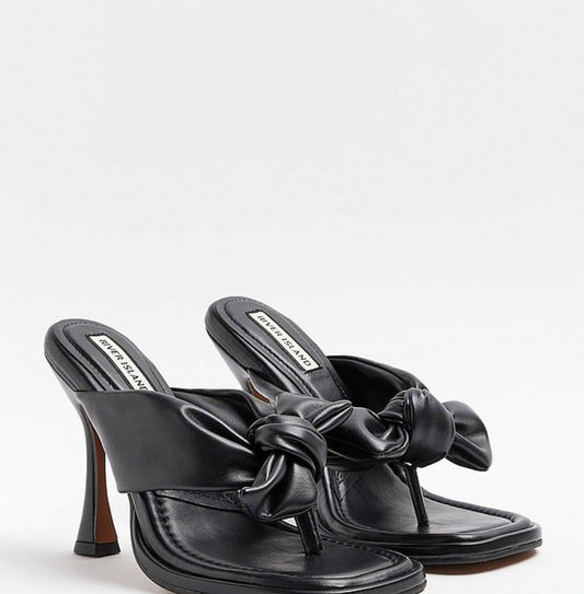 Riverisland Black Bow Mule