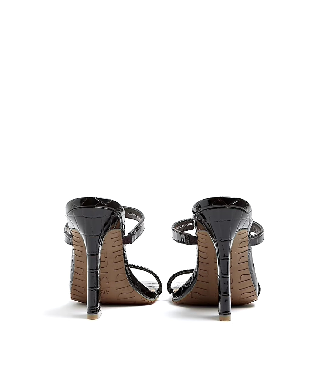 Riverisland Chocolate Brown Strappy Mule