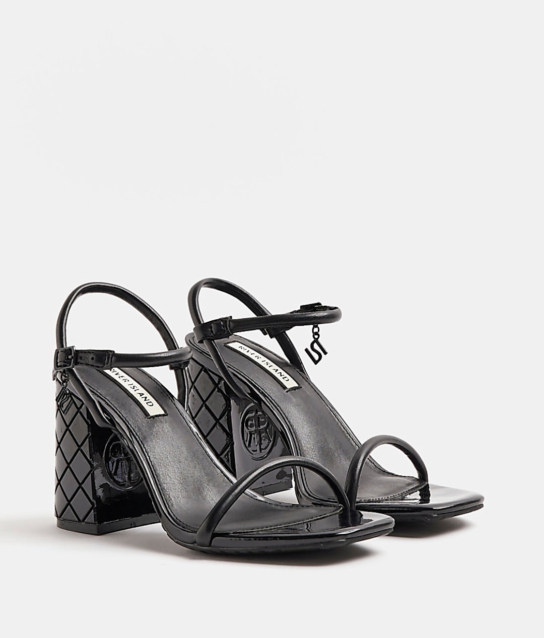 Riverisland Black Block Heel Sandals