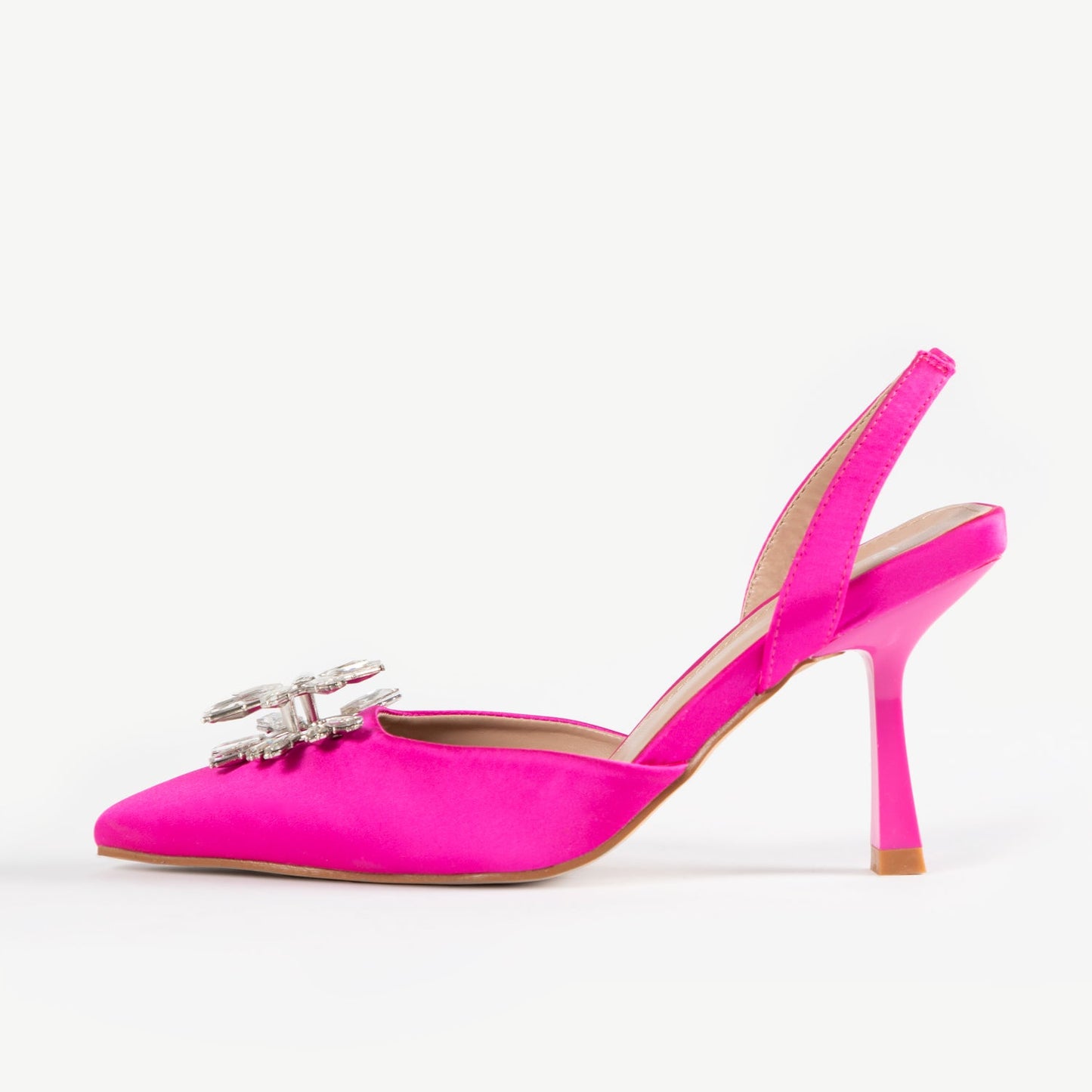 Raid Pink Low Heel Slingback