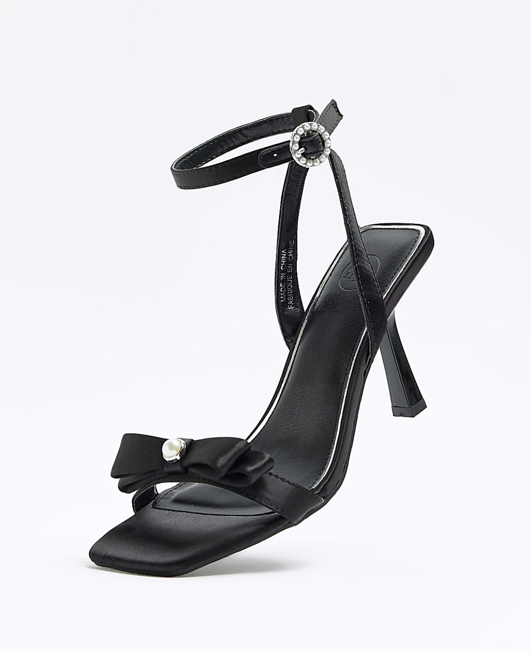 Riverisland Black Bow Heel