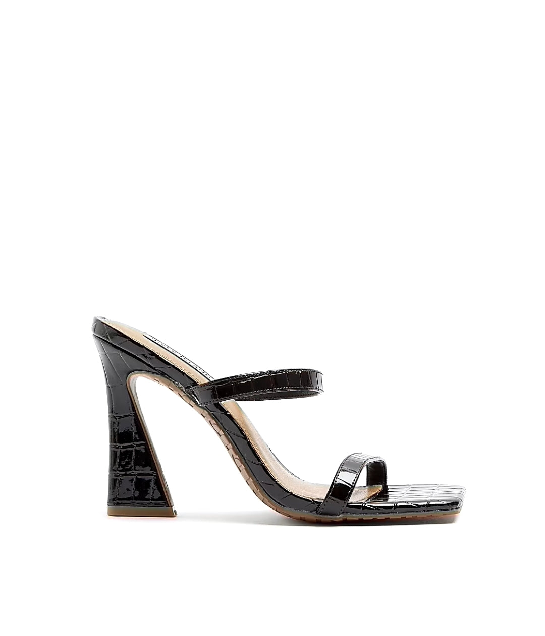 Riverisland Chocolate Brown Strappy Mule