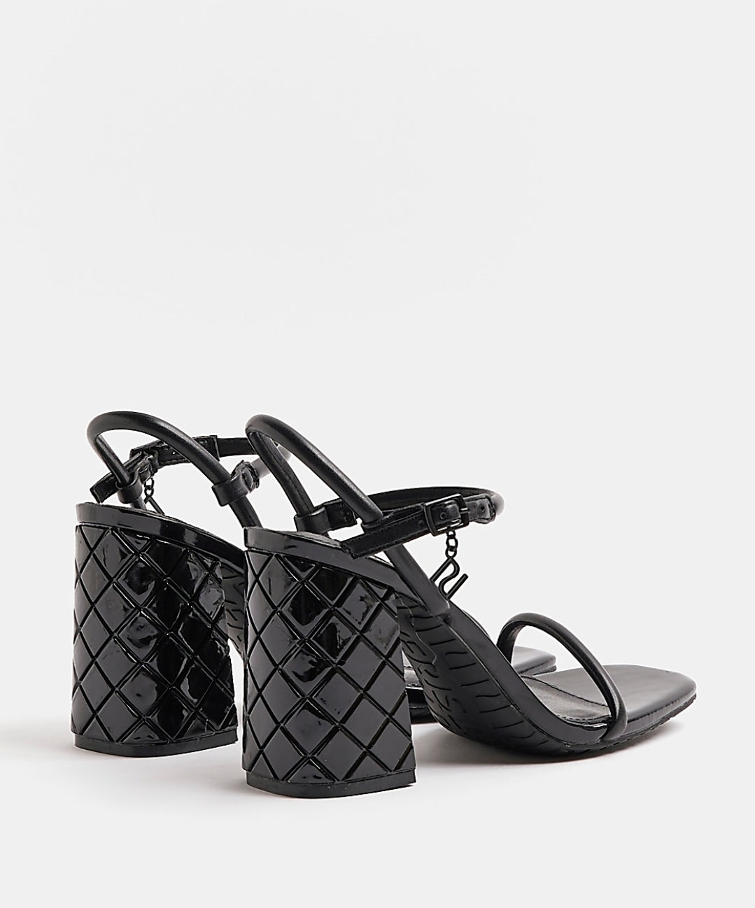 Riverisland Black Block Heel Sandals