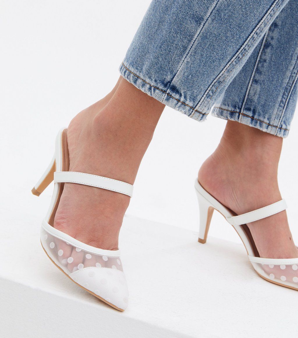 Newlook Mesh Insert Mule